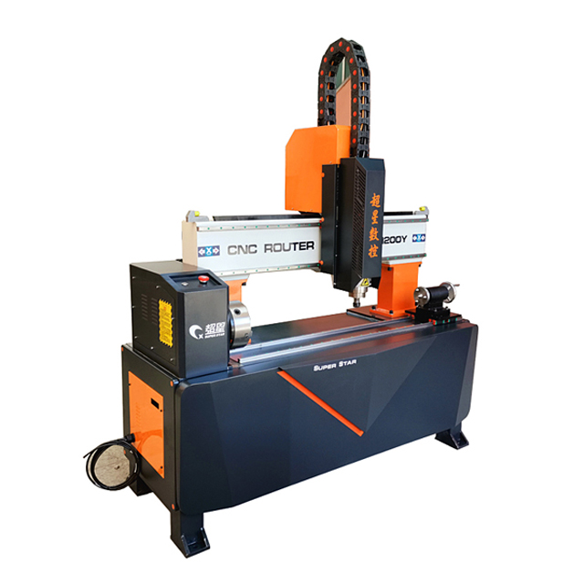 Superstar CNC CX - 1200Y Máquina de cilindro de cabeza para carpintería de carpintería