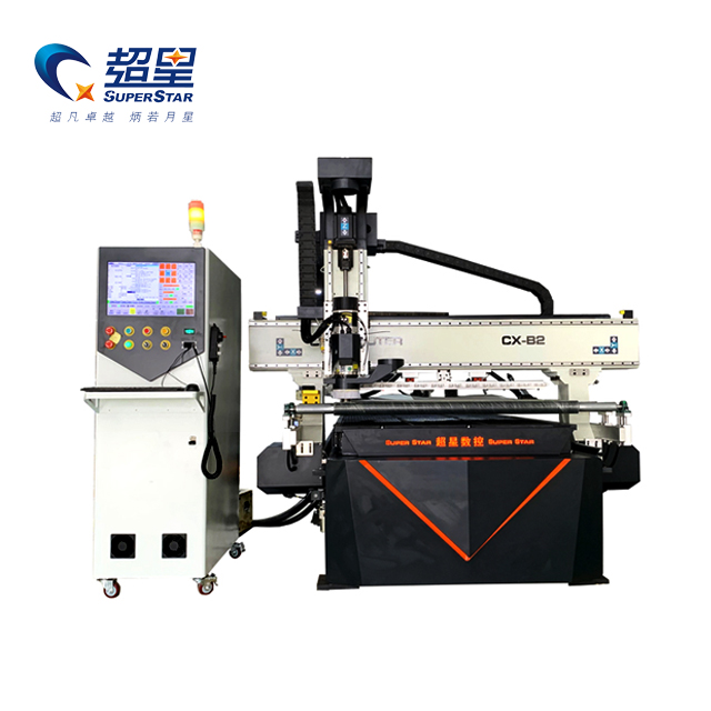 Superstar CX- B2 Máquina automática de corte de enrutador CNC para muebles de carpintería ATC
